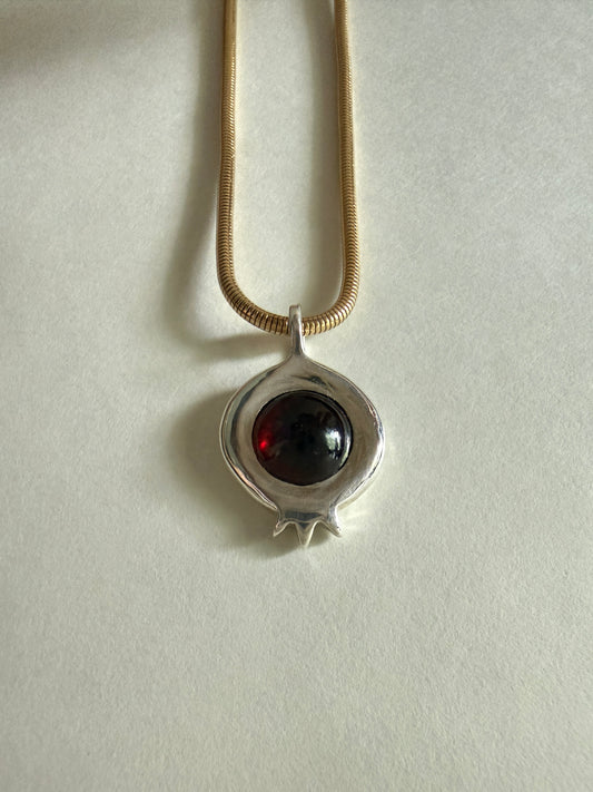 Silver Plump Pom Charm - Birthday Drop