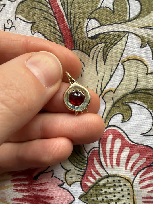 Petite Pom Charm - 14k Gold w/ Jump Ring Bail